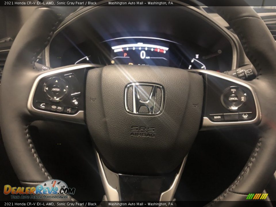 2021 Honda CR-V EX-L AWD Sonic Gray Pearl / Black Photo #13