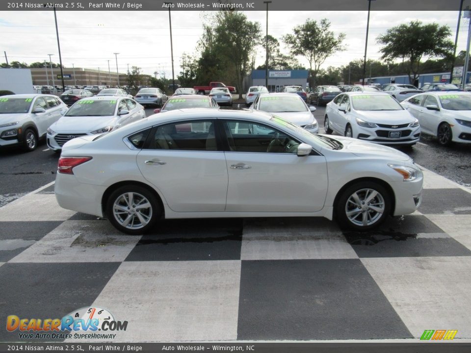 2014 Nissan Altima 2.5 SL Pearl White / Beige Photo #3