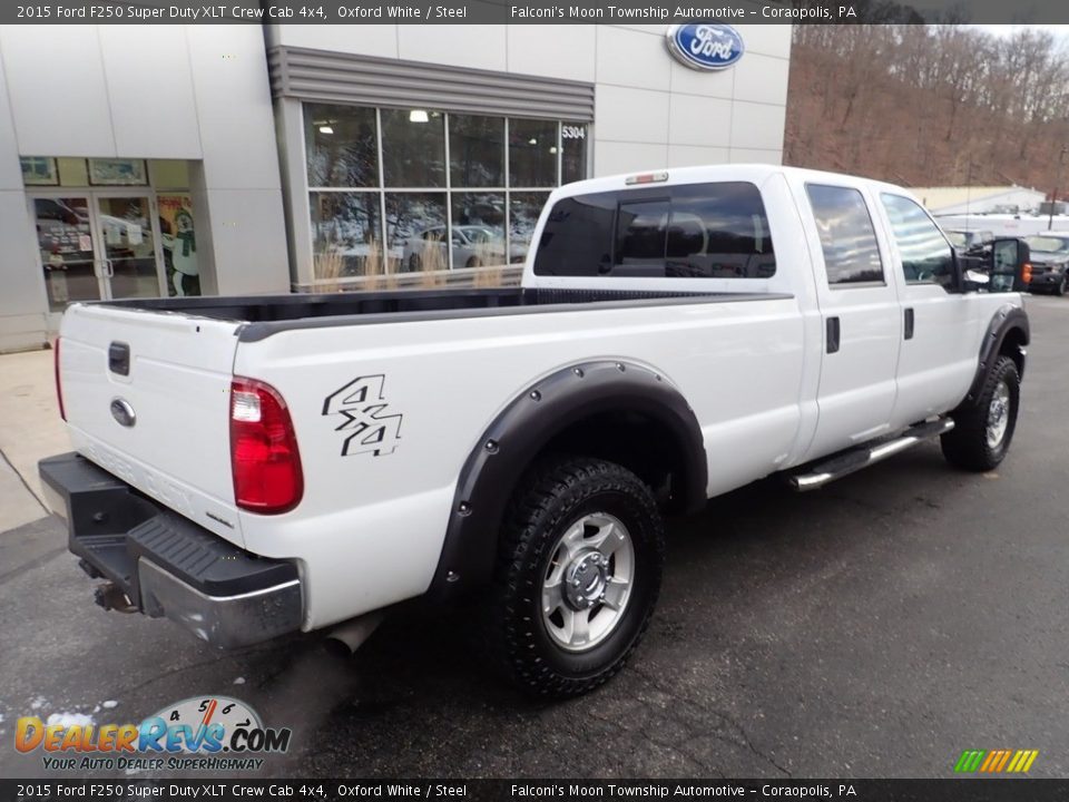 2015 Ford F250 Super Duty XLT Crew Cab 4x4 Oxford White / Steel Photo #2