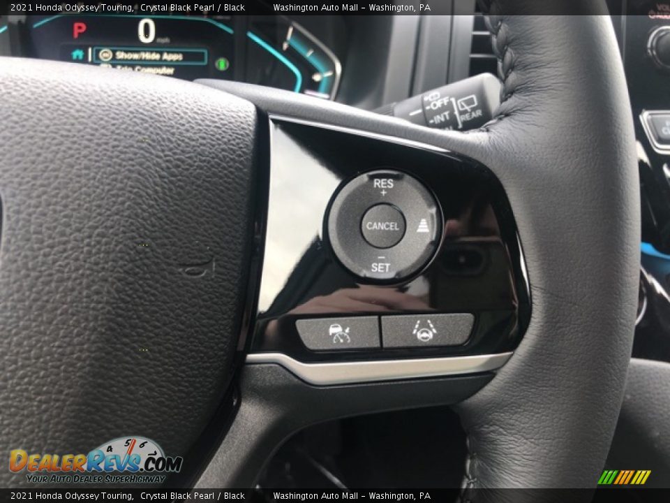 2021 Honda Odyssey Touring Crystal Black Pearl / Black Photo #17