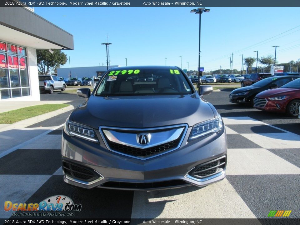 2018 Acura RDX FWD Technology Modern Steel Metallic / Graystone Photo #2