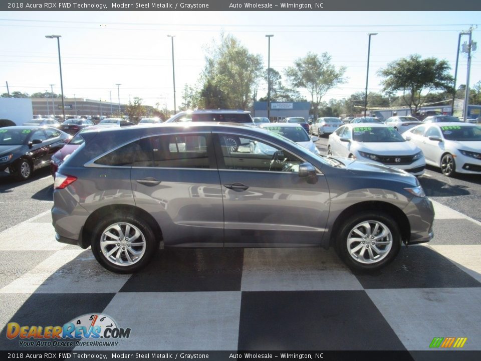 2018 Acura RDX FWD Technology Modern Steel Metallic / Graystone Photo #3