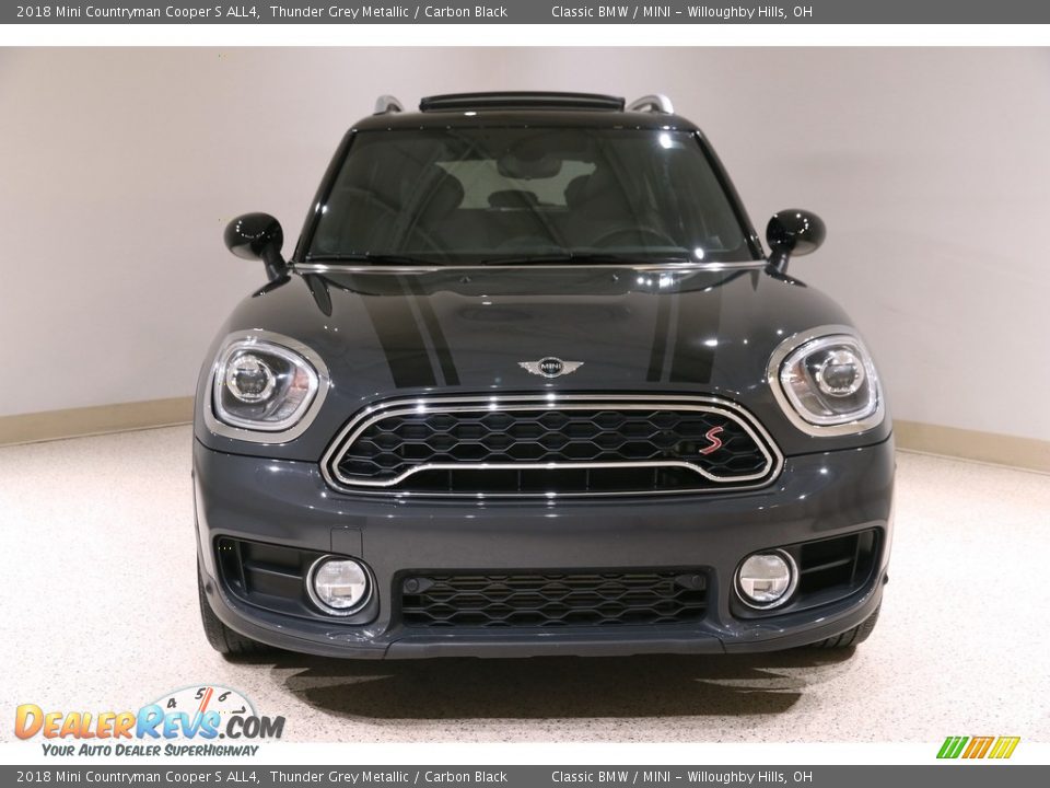 2018 Mini Countryman Cooper S ALL4 Thunder Grey Metallic / Carbon Black Photo #2