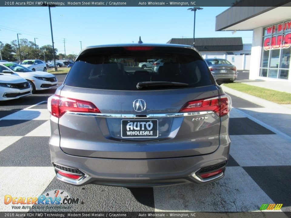 2018 Acura RDX FWD Technology Modern Steel Metallic / Graystone Photo #4