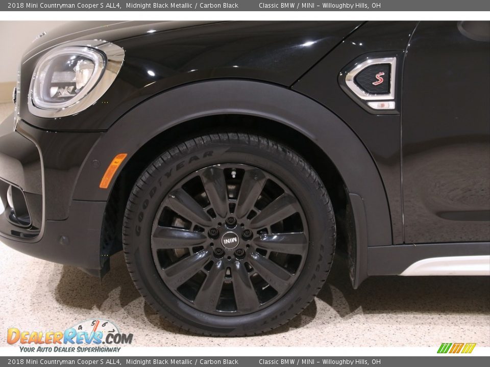 2018 Mini Countryman Cooper S ALL4 Midnight Black Metallic / Carbon Black Photo #20