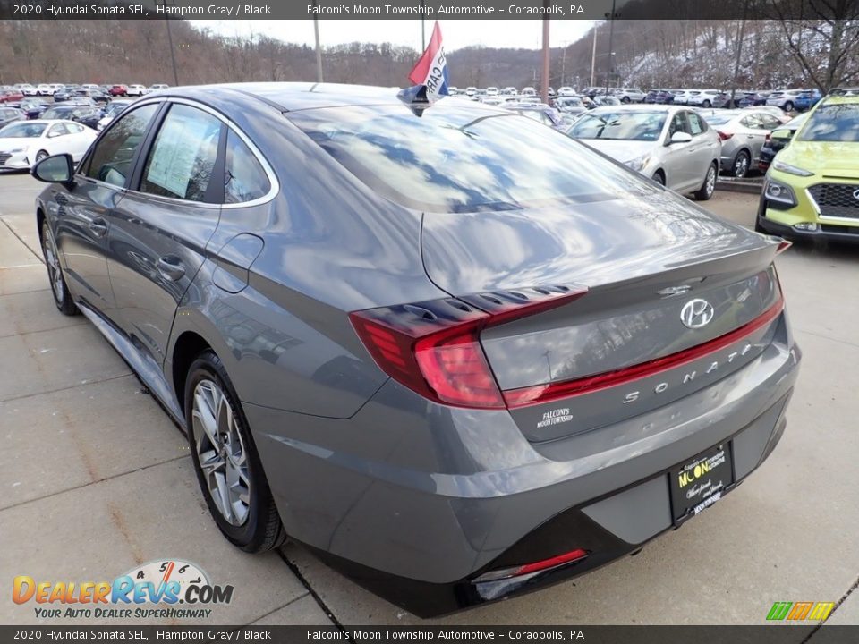 2020 Hyundai Sonata SEL Hampton Gray / Black Photo #4