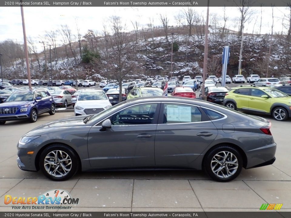 2020 Hyundai Sonata SEL Hampton Gray / Black Photo #5