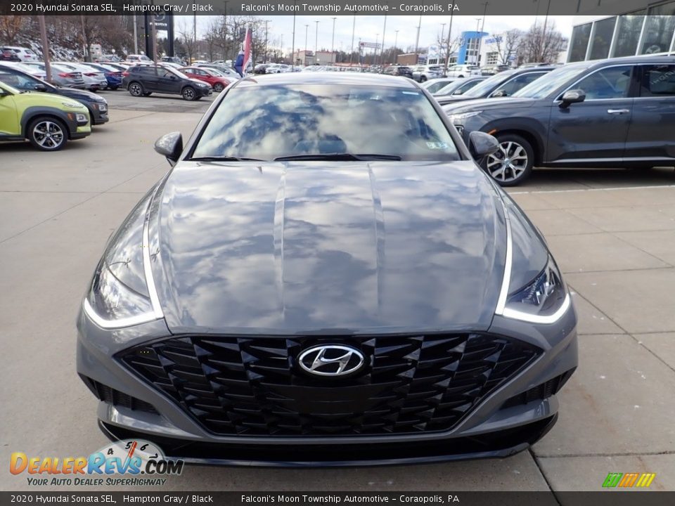 2020 Hyundai Sonata SEL Hampton Gray / Black Photo #7