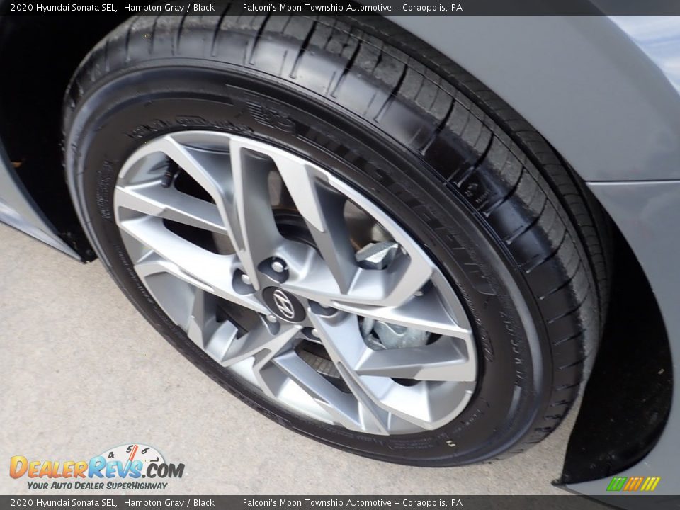 2020 Hyundai Sonata SEL Hampton Gray / Black Photo #9