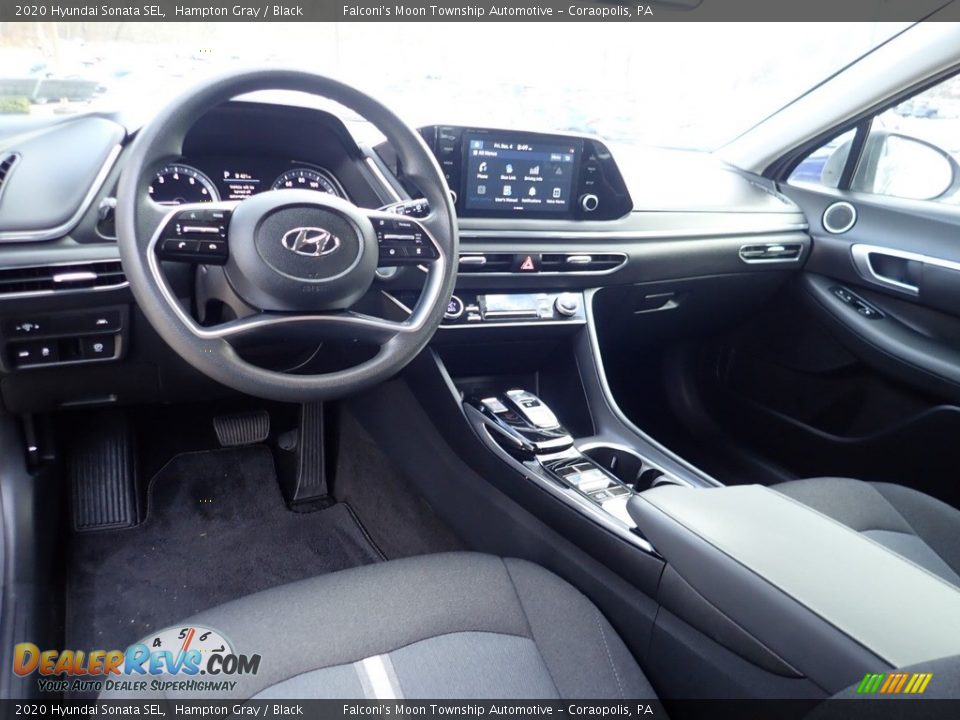 Black Interior - 2020 Hyundai Sonata SEL Photo #16