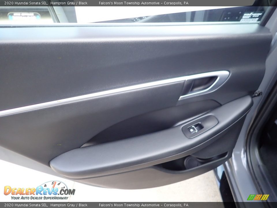 2020 Hyundai Sonata SEL Hampton Gray / Black Photo #17