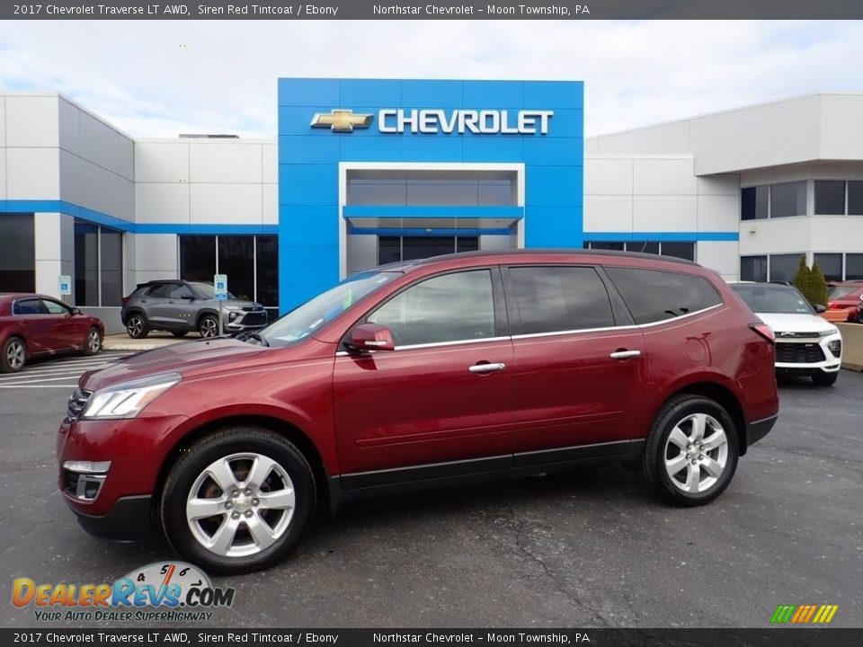 2017 Chevrolet Traverse LT AWD Siren Red Tintcoat / Ebony Photo #1