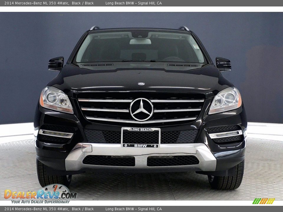 2014 Mercedes-Benz ML 350 4Matic Black / Black Photo #2