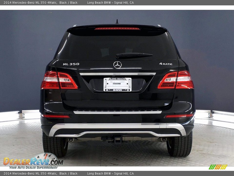 2014 Mercedes-Benz ML 350 4Matic Black / Black Photo #3
