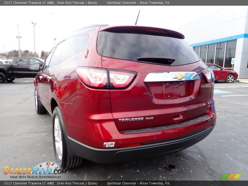 2017 Chevrolet Traverse LT AWD Siren Red Tintcoat / Ebony Photo #5