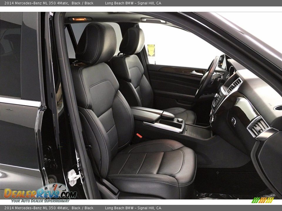 2014 Mercedes-Benz ML 350 4Matic Black / Black Photo #6