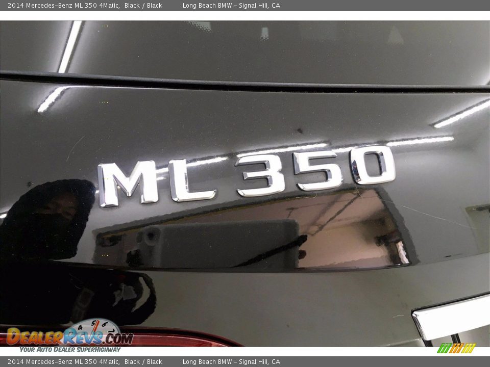 2014 Mercedes-Benz ML 350 4Matic Black / Black Photo #7