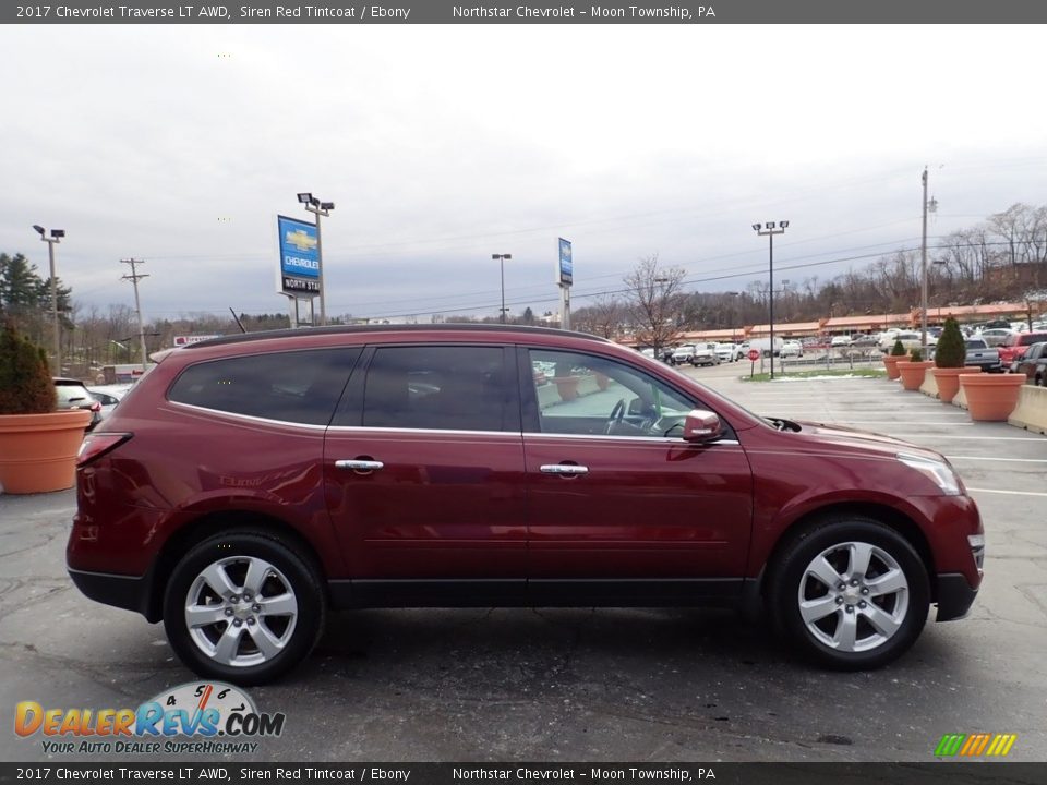 2017 Chevrolet Traverse LT AWD Siren Red Tintcoat / Ebony Photo #10
