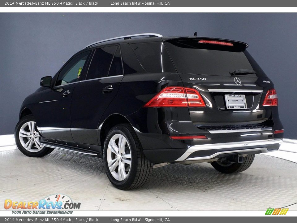 2014 Mercedes-Benz ML 350 4Matic Black / Black Photo #10