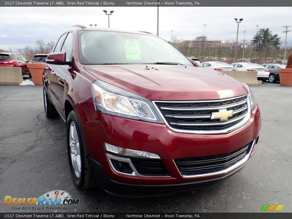 2017 Chevrolet Traverse LT AWD Siren Red Tintcoat / Ebony Photo #12