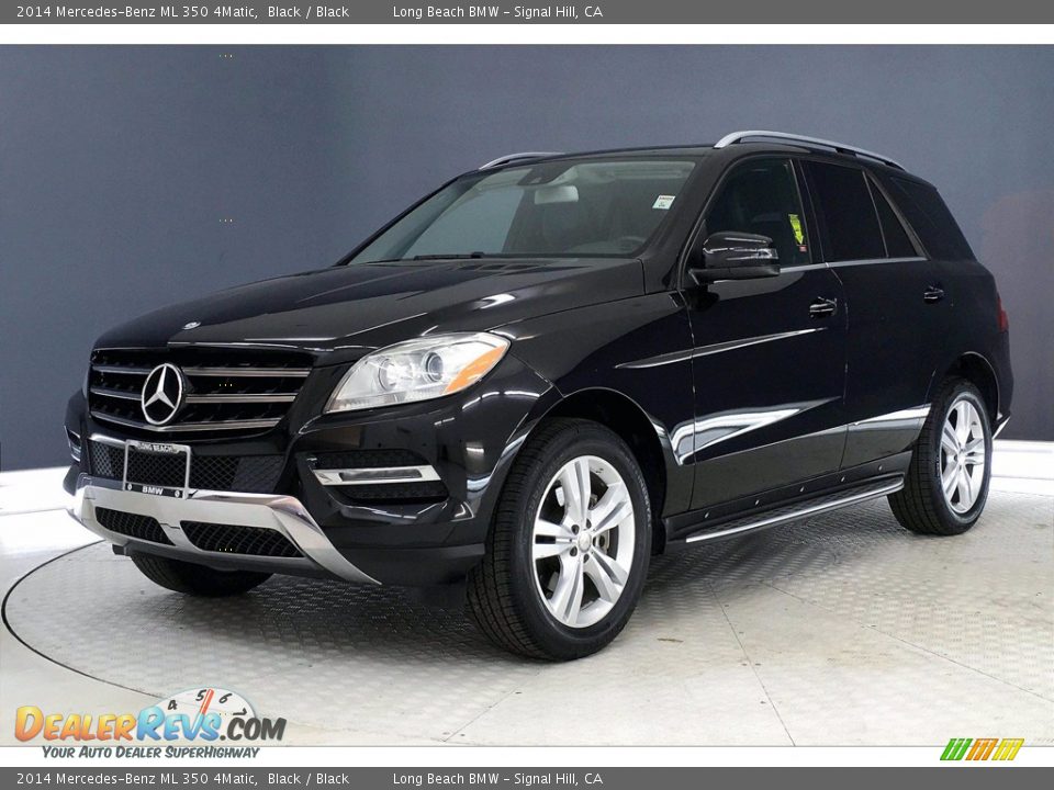 2014 Mercedes-Benz ML 350 4Matic Black / Black Photo #12