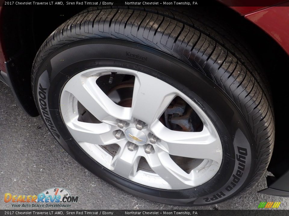 2017 Chevrolet Traverse LT AWD Siren Red Tintcoat / Ebony Photo #14