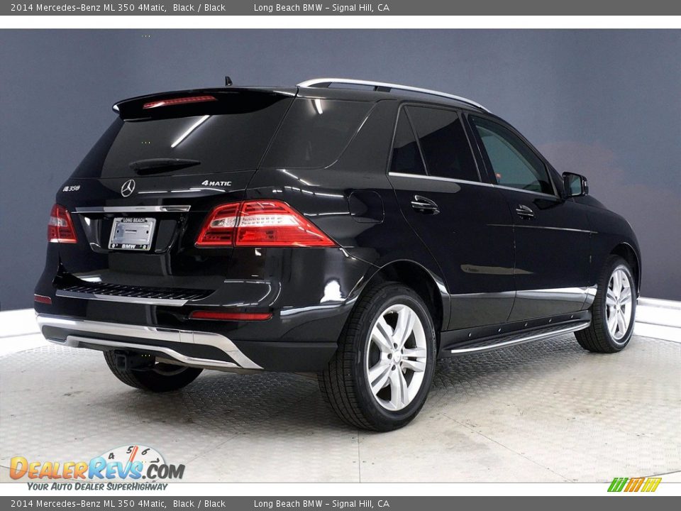 2014 Mercedes-Benz ML 350 4Matic Black / Black Photo #13