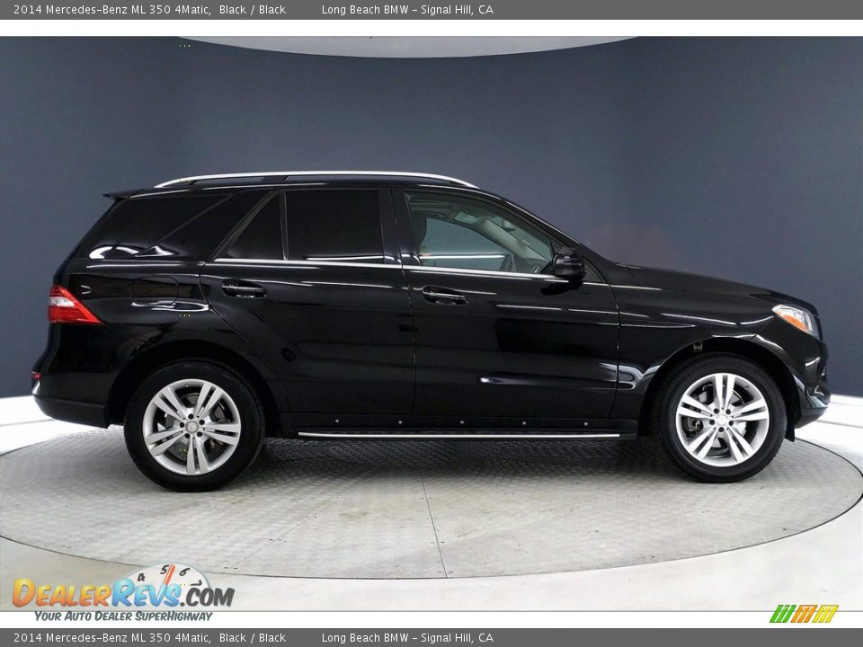 2014 Mercedes-Benz ML 350 4Matic Black / Black Photo #14