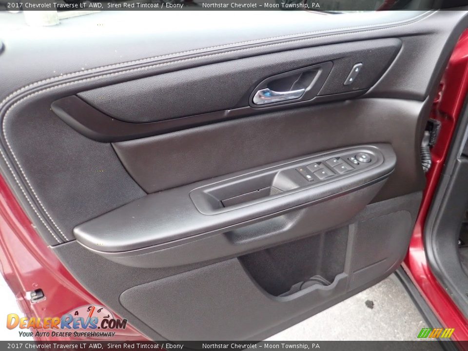 2017 Chevrolet Traverse LT AWD Siren Red Tintcoat / Ebony Photo #24