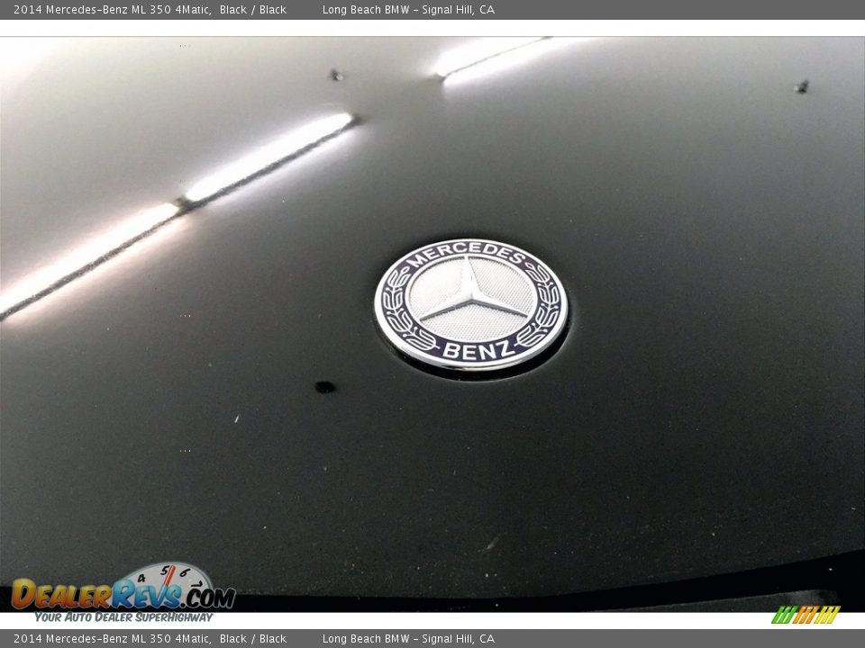 2014 Mercedes-Benz ML 350 4Matic Black / Black Photo #33
