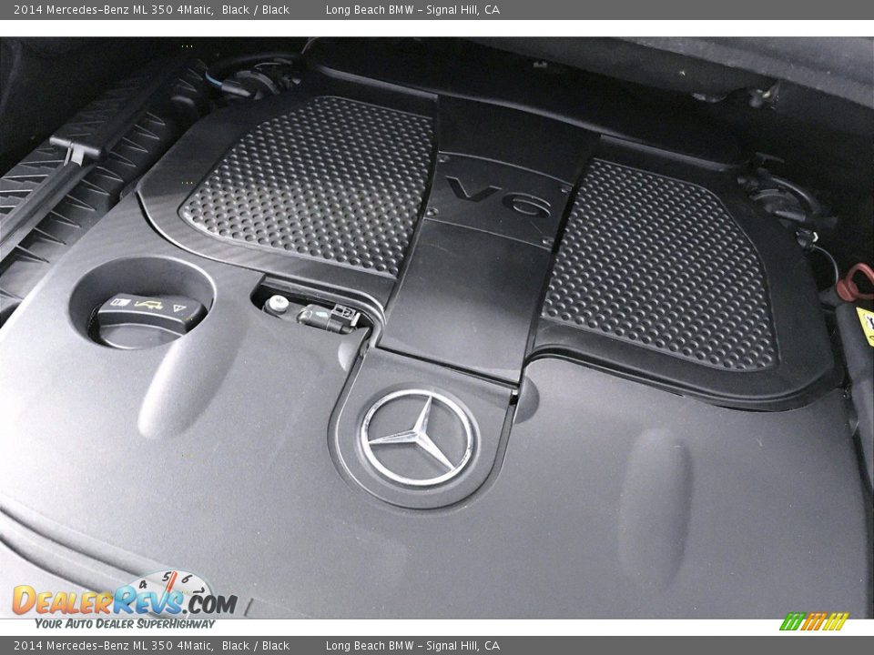 2014 Mercedes-Benz ML 350 4Matic Black / Black Photo #35