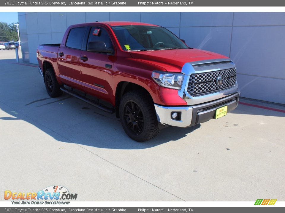 2021 Toyota Tundra SR5 CrewMax Barcelona Red Metallic / Graphite Photo #2