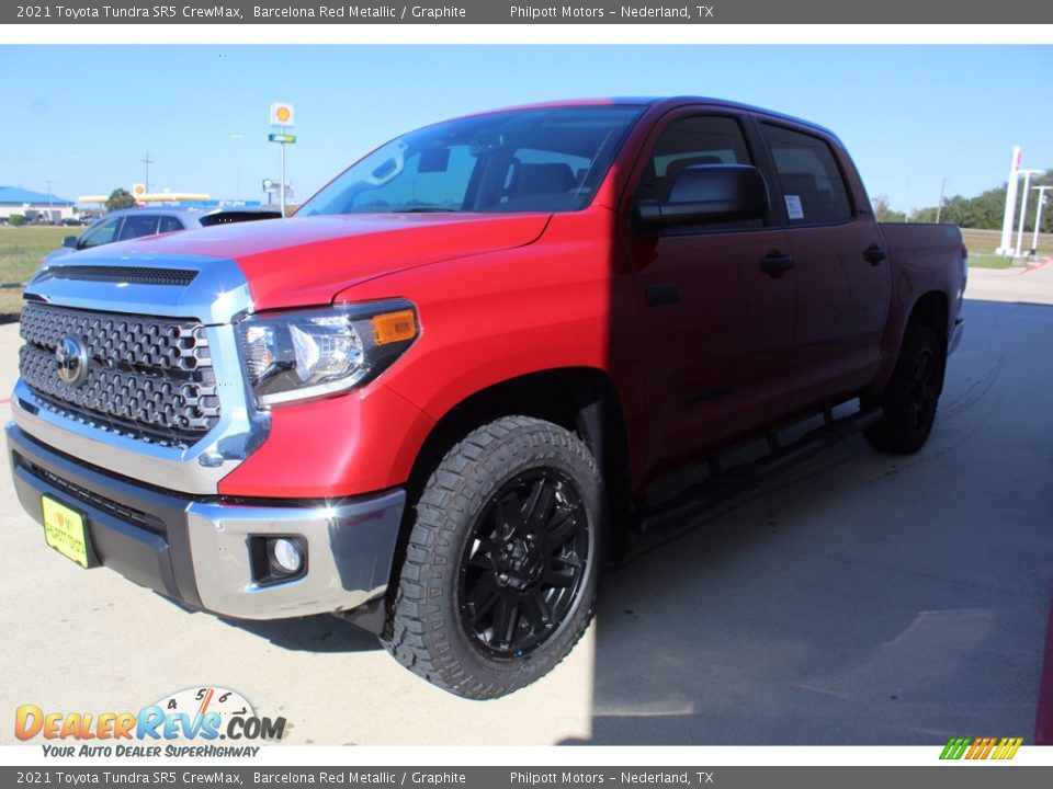 2021 Toyota Tundra SR5 CrewMax Barcelona Red Metallic / Graphite Photo #4