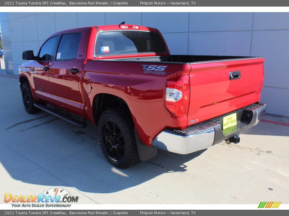 2021 Toyota Tundra SR5 CrewMax Barcelona Red Metallic / Graphite Photo #6