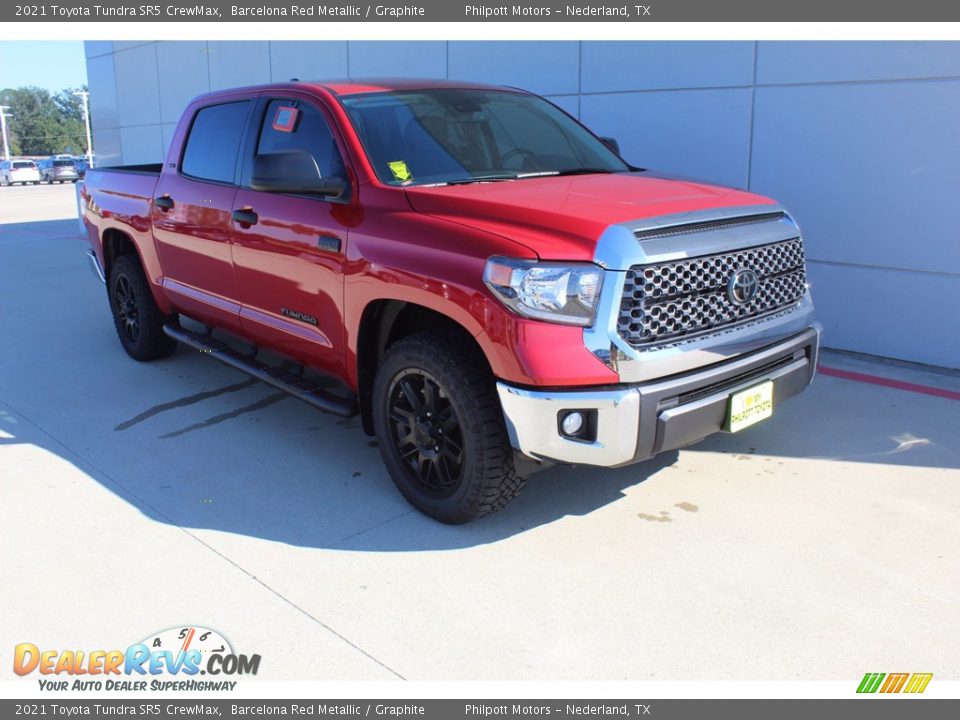 2021 Toyota Tundra SR5 CrewMax Barcelona Red Metallic / Graphite Photo #2