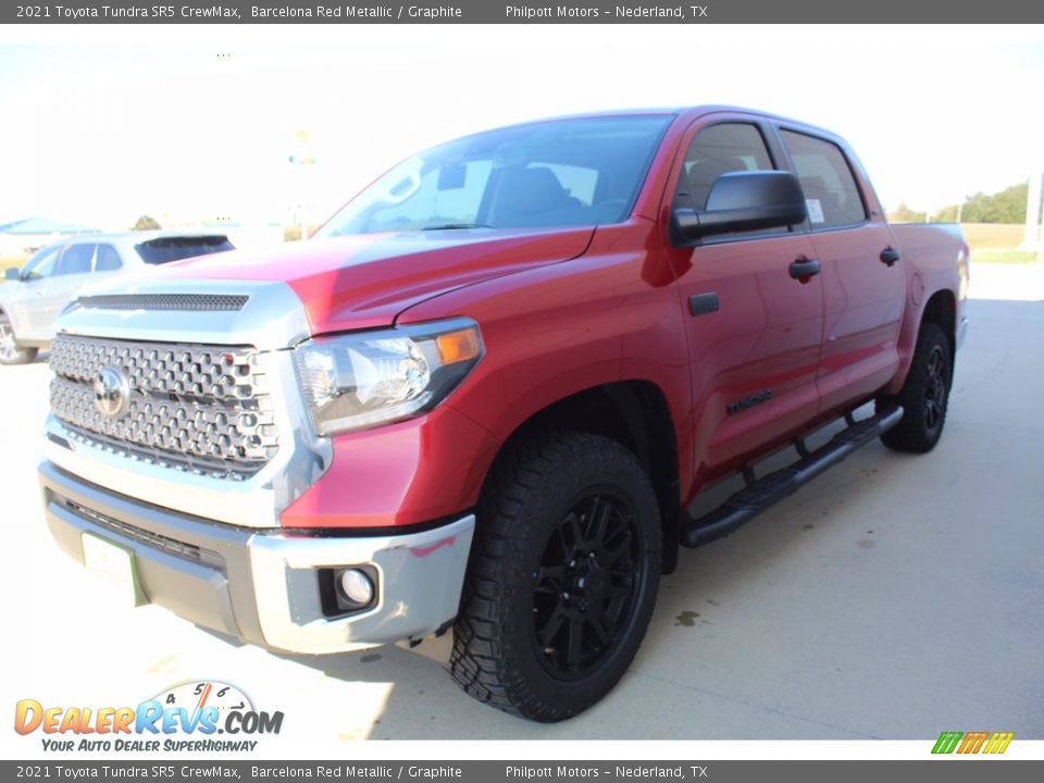 2021 Toyota Tundra SR5 CrewMax Barcelona Red Metallic / Graphite Photo #4