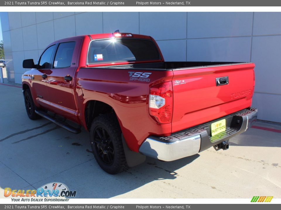 2021 Toyota Tundra SR5 CrewMax Barcelona Red Metallic / Graphite Photo #6