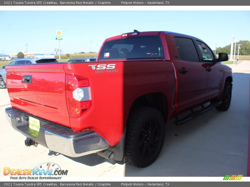 2021 Toyota Tundra SR5 CrewMax Barcelona Red Metallic / Graphite Photo #8