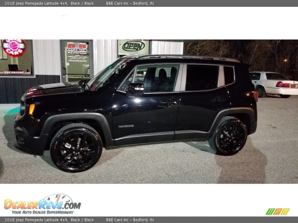 2018 Jeep Renegade Latitude 4x4 Black / Black Photo #1