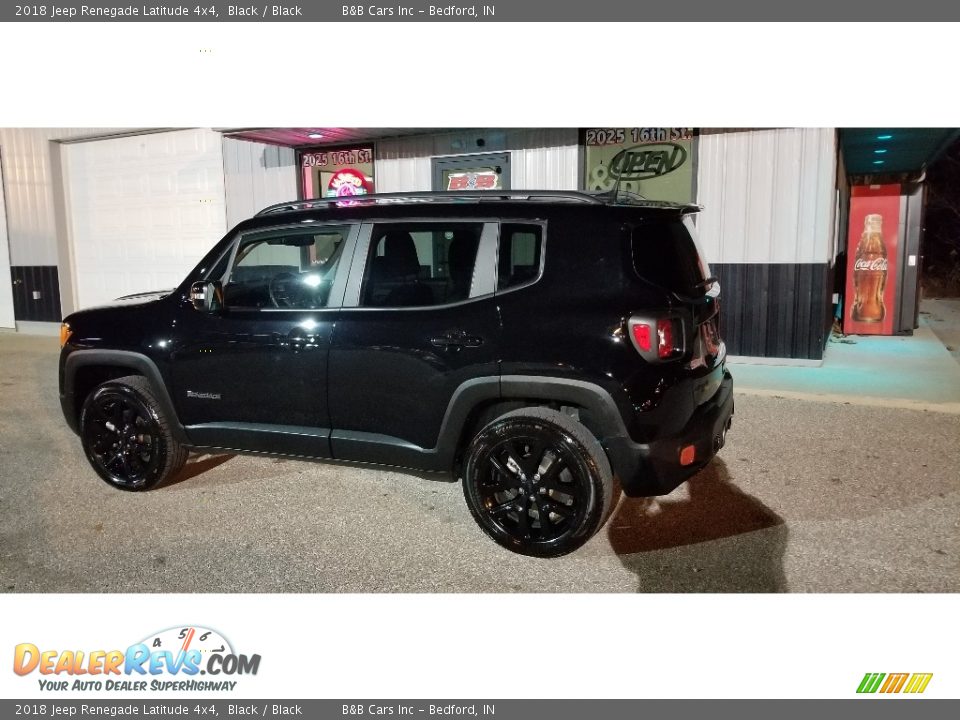 2018 Jeep Renegade Latitude 4x4 Black / Black Photo #2