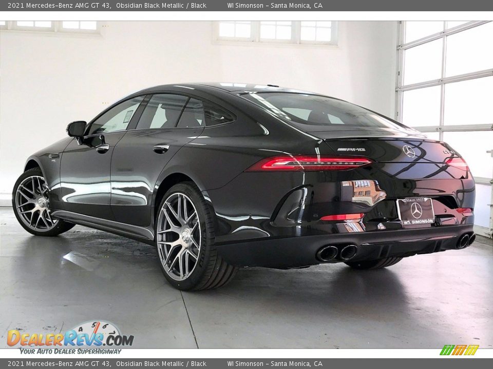 2021 Mercedes-Benz AMG GT 43 Obsidian Black Metallic / Black Photo #2