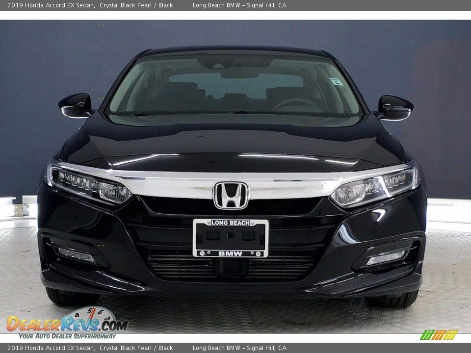 2019 Honda Accord EX Sedan Crystal Black Pearl / Black Photo #2