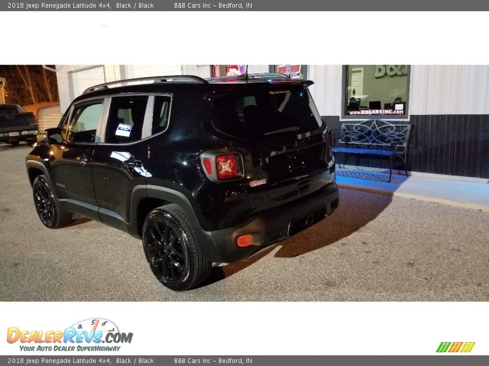 2018 Jeep Renegade Latitude 4x4 Black / Black Photo #3