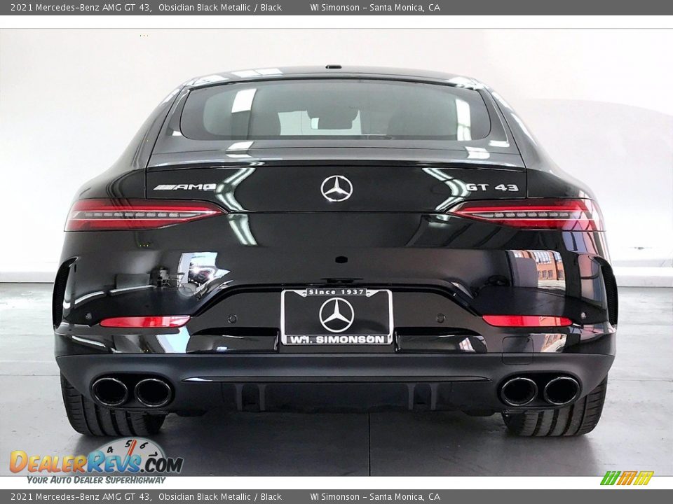 2021 Mercedes-Benz AMG GT 43 Obsidian Black Metallic / Black Photo #3