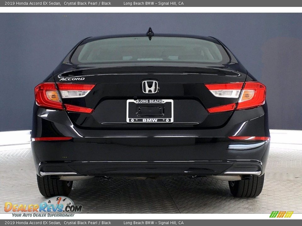 2019 Honda Accord EX Sedan Crystal Black Pearl / Black Photo #3