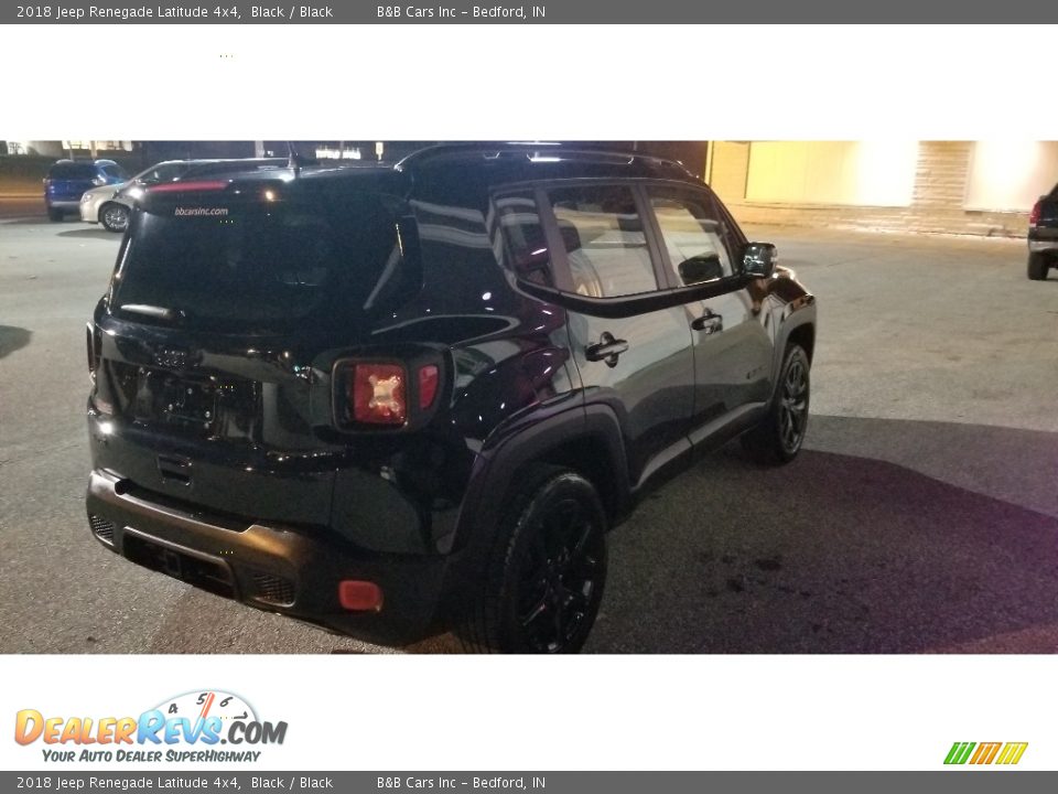 2018 Jeep Renegade Latitude 4x4 Black / Black Photo #5