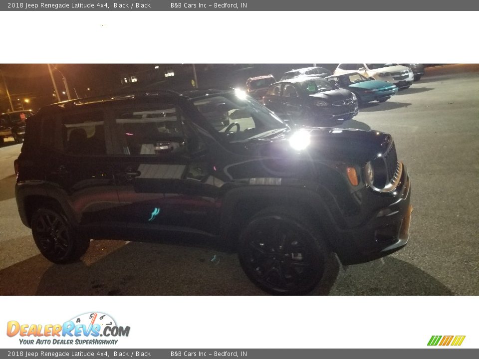 2018 Jeep Renegade Latitude 4x4 Black / Black Photo #6