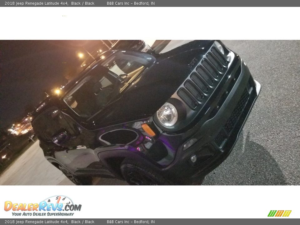 2018 Jeep Renegade Latitude 4x4 Black / Black Photo #7