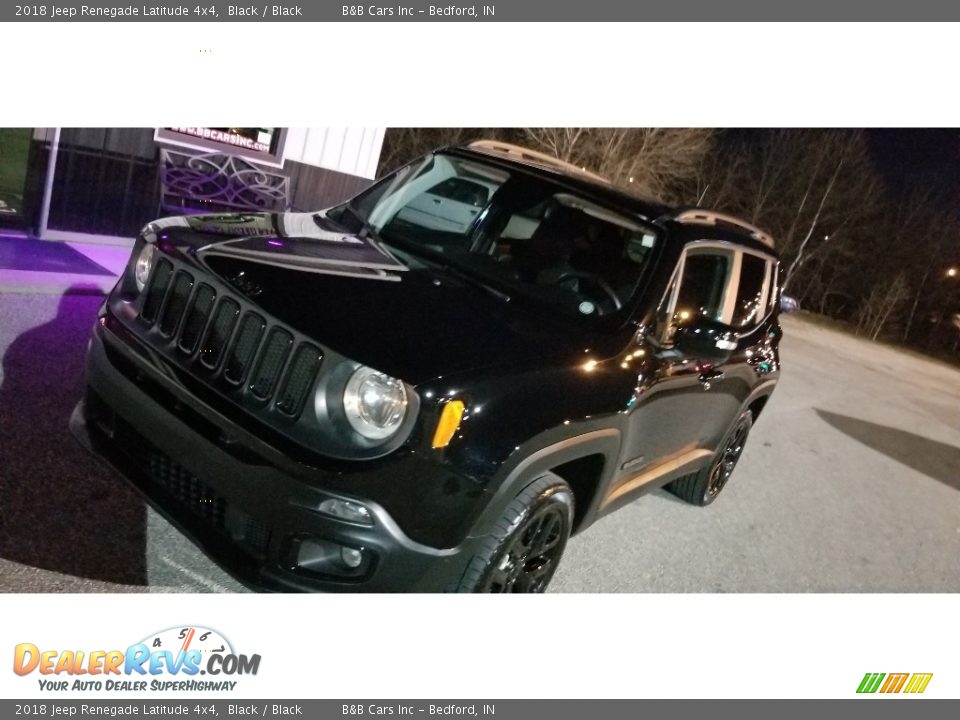 2018 Jeep Renegade Latitude 4x4 Black / Black Photo #8