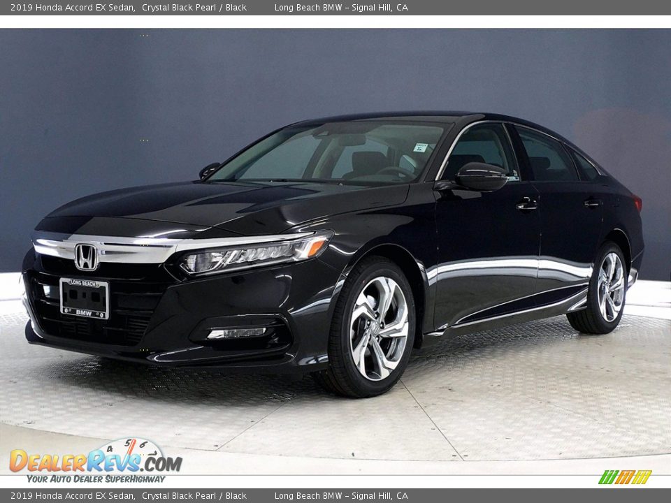 2019 Honda Accord EX Sedan Crystal Black Pearl / Black Photo #12